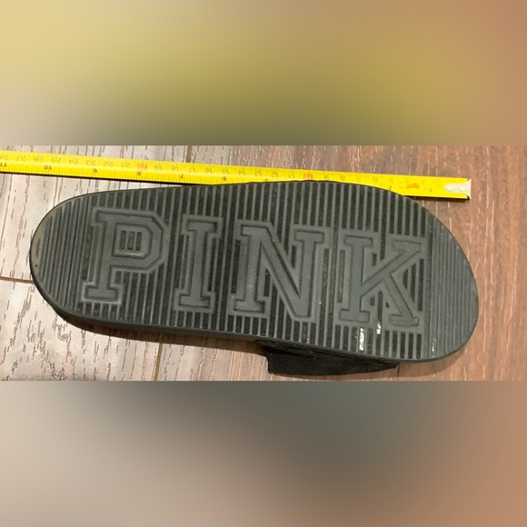 Victoria Secret PINK UK University of Kentucky Collegiate Sherpa Slides Sandals - Picture 11 of 13